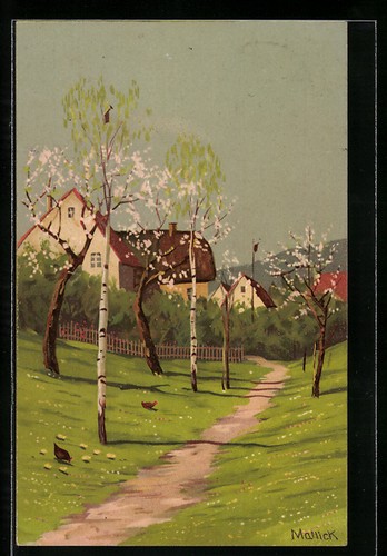 Künstler alfred mailick - künstler-ak,