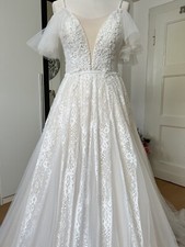 Wedding Dress Brautkleid Hochzeitskleid Blümchen Tüllkleid Spitze Boho Australia