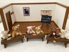 Steiff Teddys,Schule,Möbel,Zubehör 7 Bären selten