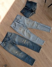 Levi’s 501 Jeans & Shorts – Gr. 24 & 25 – Used Look – Original Vintage Denim