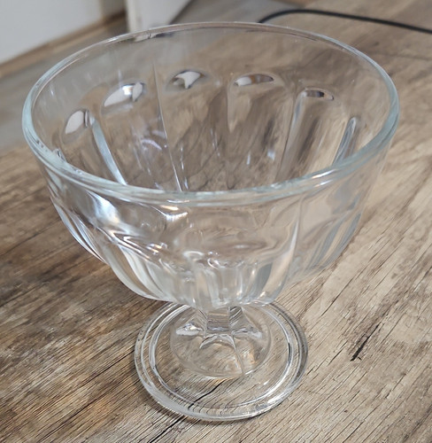 Dessertschale becher auf - auf, fuß