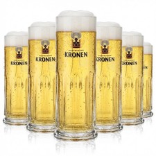 6x Dortmunder Kronen Bier Glas