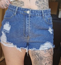 Dunkel Blaue Damen destroyed