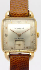 Marvin 18 KARAT GOLD TRAUM -DESIGNER- HERREN-ARMBANDUHR AUS DEN 30/40er JAHREN