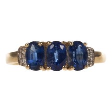 Ring in Gold 375 mit Kyanit &
