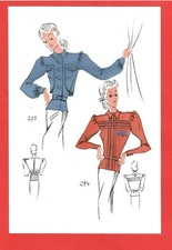 2 Mode-Zeichnungen „Wiener