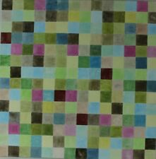 Gudrun Freder Große serielle Komposition aus verschiedenen Quadraten Acryl 