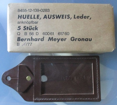 Stück hülle ausweis leder - 5,