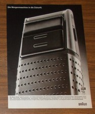 Seltene Werbung BRAUN MICRON VARIO 3 UNIVERSAL L Rasierer - Morgenmaschine 1988