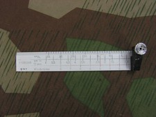 WH Lineal Windstärke Meldekartentasche Planzeiger Luftwaffe Rechner Wehrmacht