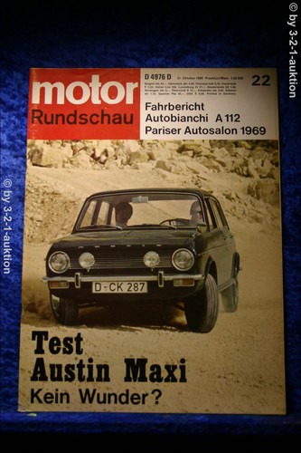 Motor rundschau 69 - motor, 22/69