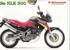 Kawasaki KLE 500  Prospekt  Brochure  10  - 1994