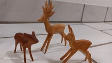 ERZGEBIRGE Rehe- 3 Stück- Alte Serie