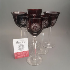 Konvolut sechs antike Kristall