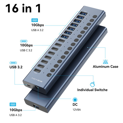 Acasis usb hub 10gbps - acasis,