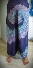 Damen freizeit batik - freizeit, palazzo