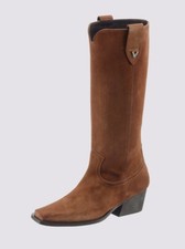 Leder stiefel braun damen - stiefel,