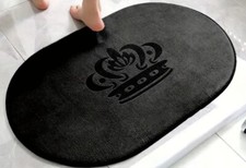 ELEGANTE ANTIRUTSCH TEPPICH BADEMATTE 40x60cm UNTERLAGE VORLEGER MATTE KRONE SCH