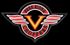 V Free Choppers Rider iron-on