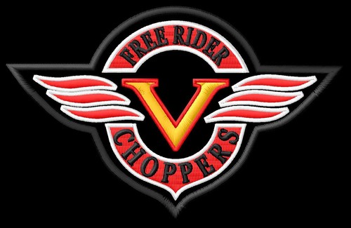 Free choppers rider - free, iron-on