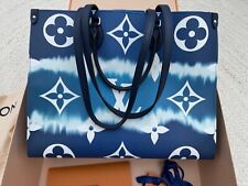 LOUIS VUITTON ONTHEGO GM M45120 FULLSET - ESCALE Pool Blue 8119