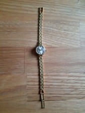 Damen Armbanduhr Uhr golden