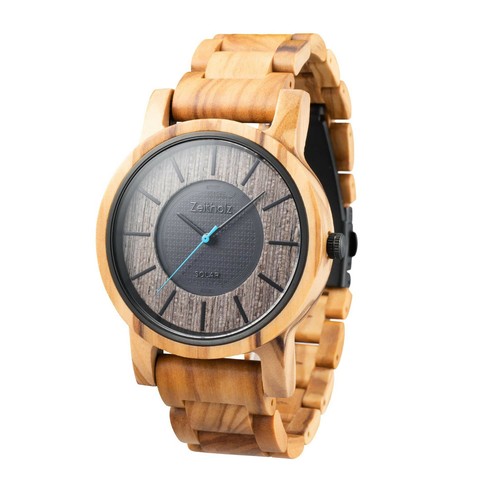 Holzuhr solaruhr armbanduhr - holzuhr,