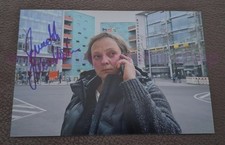 ANNETT SAWALLISCH - TATORT - SIGNED IN PERSON AUTOGRAMM AUTOGRAPH 12x19 CM - RAR
