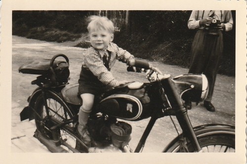 Vintage foto junge - junge, auf