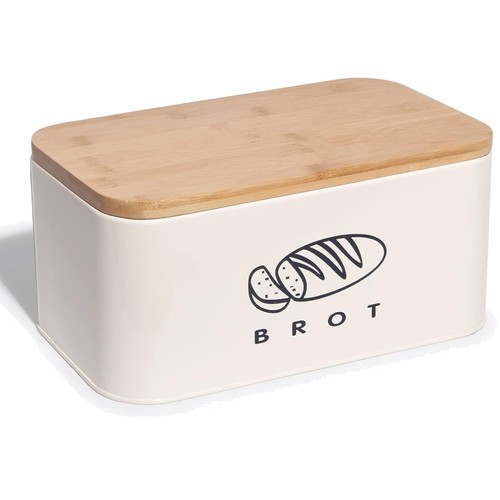 Brotkasten mit bambusdeckel - mit,