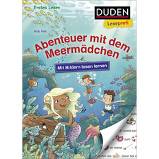 Duden Leseprofi – Mit Bildern lesen lernen: Abenteuer mit dem Meermädchen:  ...