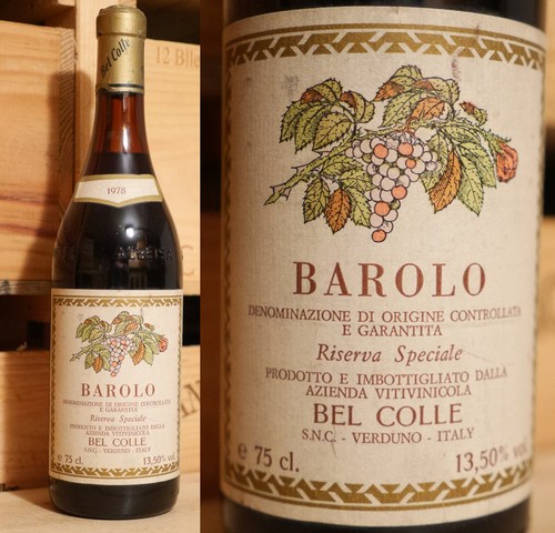 1978er barolo riserva - barolo,