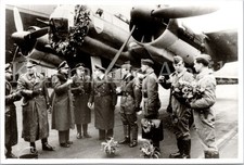 E158 Foto Wehrmacht Archiv Repro Luftwaffe Flugzeug Wekusta Wetter Feindflug Emb