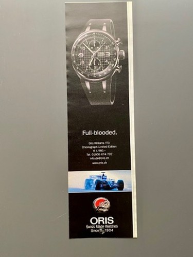 Oris williams limited ed - tt,