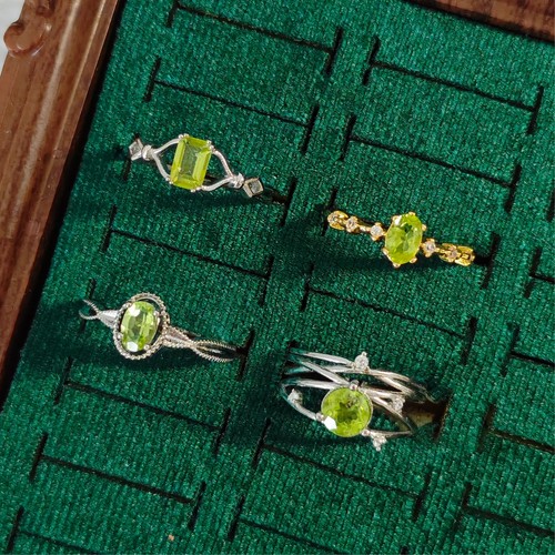 Natur echt peridot - peridot, topas