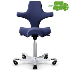 HAG Capisco 8106 | Stoff Xtreme Marineblau | Gestell Silber | Express