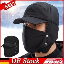 Winter Baseball Cap mit Ohrenschutz Warme Schirmmütze Earflap Kappe Herren Hut