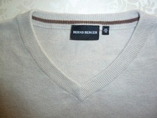 BERND BERGER Herren Pullover mit Seide + Kaschmir,   Gr. 3XL - TOP -
