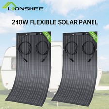 240W FLEXIBEL SOLARMODUL SOLARPANEL FÜR BALKONKRAFTWERK WOHNMOBIL CAMPING BOOT