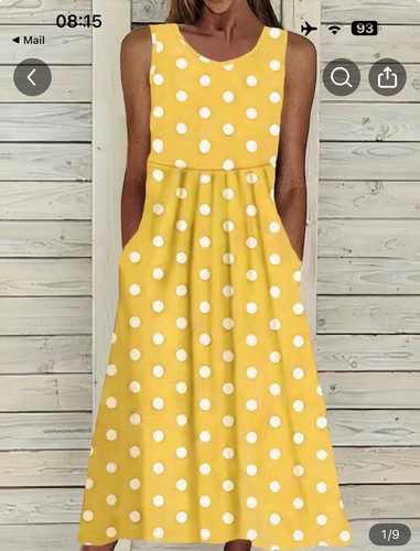 Sommerkleid kleid gelb - sommerkleid/kleid, in