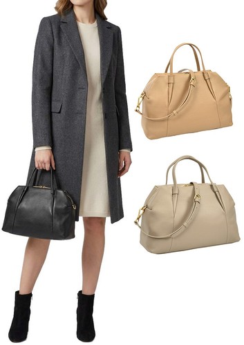 Damen premium leder handtasche - premium,