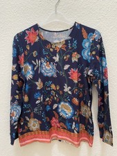 Nina von C. Lounge langarm Shirt Pyjama Oberteil Gr.40/42