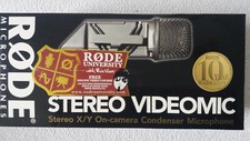 RØDE Stereo VideoMic X/Y Stereo Mikrofon für professionelle Camcorder, Kameras