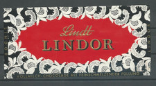 Schokoladenpapier Lindt Lindor Vollmilch-Chokolade mit feinschmelzender Füllung