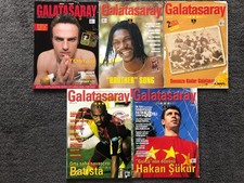 5x GALATASARAY Zeitschriften - Hakan Sükür - 2x sehr gut 3x mit Gebrauchsspuren