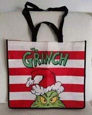 The Grinch Dr. Seuss Einkaufstasche rot weiß XL Shopper 55x47x17cm Weihnachten 