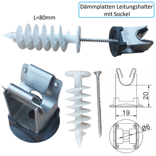 Leitungshalter klick für - leitungshalter,