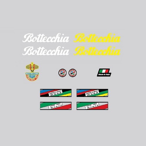 Bottecchia bicycle decals - bottecchia,