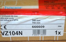 Hager Blechtür VZ104N Volta Blendrahmen mit Tür NEU OVP