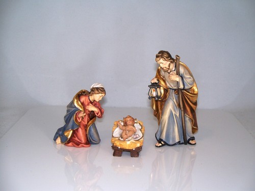 Holz krippen figuren - figuren, set